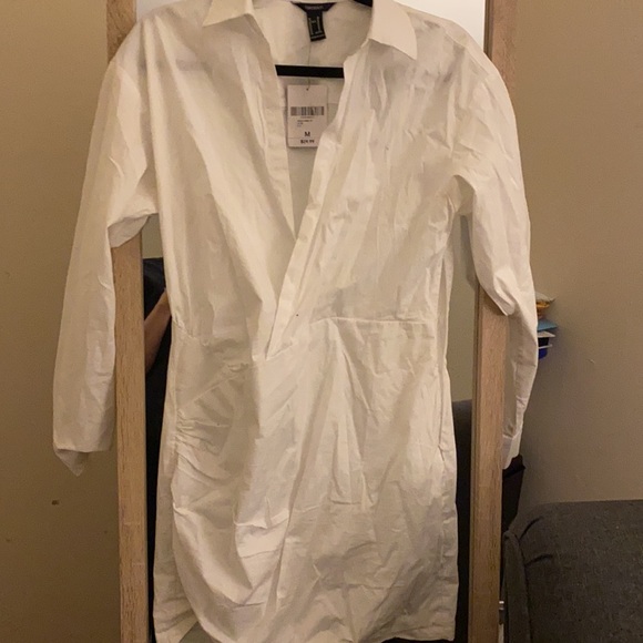 Forever 21 dress shirt mini dress - Picture 4 of 9
